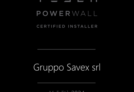 Savex installatore certificato di batterie da accumulo Tesla